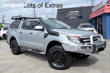 Silver 2015 Ford Ranger Dual Cab Utility Xls 3.2 (4X4)