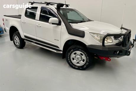 White 2012 Holden Colorado Crew Cab Pickup Lx (4X4)
