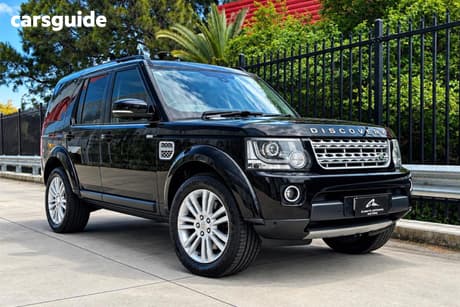 Black 2015 Land Rover Discovery 4 Wagon 3.0 Sdv6 Hse