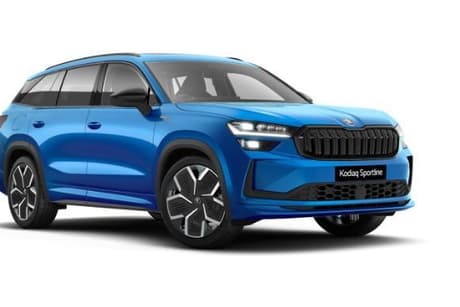 Blue 2025 Skoda Kodiaq Wagon Sportline (4X4)