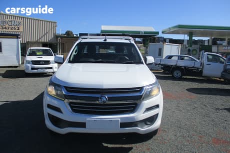 White 2016 Holden Colorado Space Cab Chassis Ls (4X4)