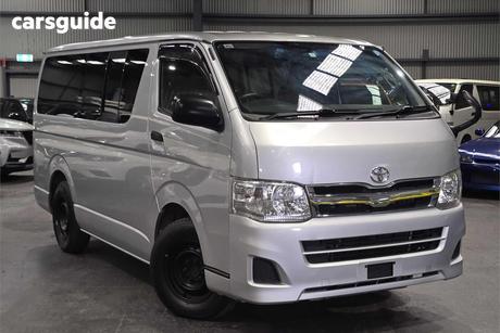 Silver 2012 Toyota HiAce Van Lwb