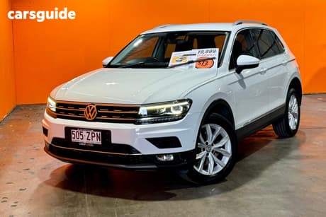 White 2017 Volkswagen Tiguan Wagon 140 Tdi Highline