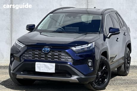 Blue 2024 Toyota RAV4 Wagon Cruiser (2Wd) Hybrid
