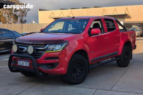 Red 2017 Holden Colorado Crew Cab Pickup Ls (4X4)