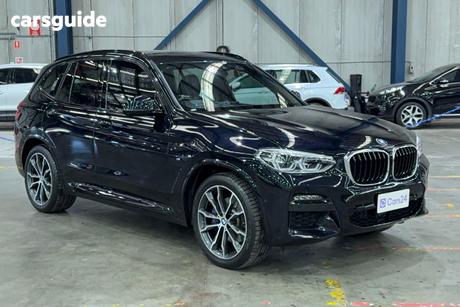 Black 2020 BMW X3 Wagon Xdrive30I M Sport