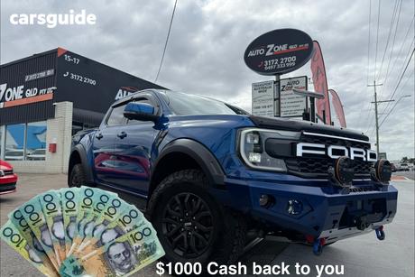Blue 2023 Ford Ranger Double Cab Pick Up Raptor 3.0 (4X4)