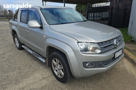 Gold 2013 Volkswagen Amarok Dual Cab Utility Tdi420 Highline (4X4)