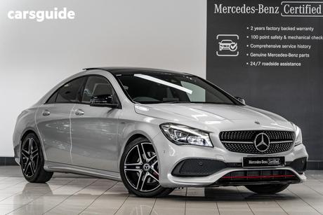 Silver 2018 Mercedes-Benz CLA250 Coupe Sport 4Matic