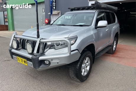 Silver 2017 Toyota Landcruiser Prado Wagon Gxl (4X4)