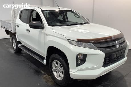 White 2019 Mitsubishi Triton Double Cab Pick Up Glx Plus (4X4)