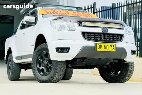 White 2012 Holden Colorado Crew Cab Pickup Ltz (4X4)