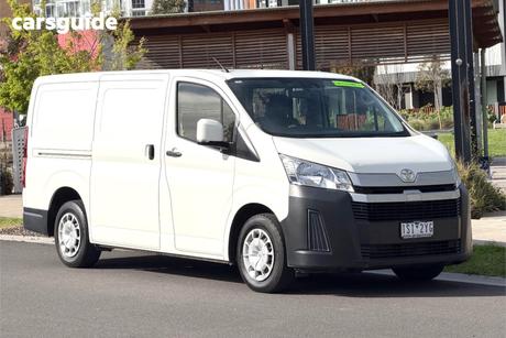White 2020 Toyota HiAce Van Lwb