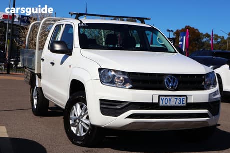 White 2021 Volkswagen Amarok Dual Cab Utility Tdi420 Core 4Motion