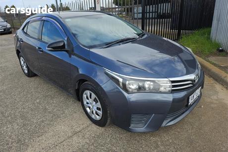Blue 2014 Toyota Corolla Sedan Ascent