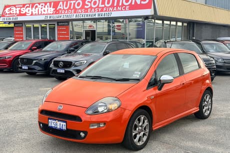 Orange 2015 Fiat Punto Hatchback Lounge
