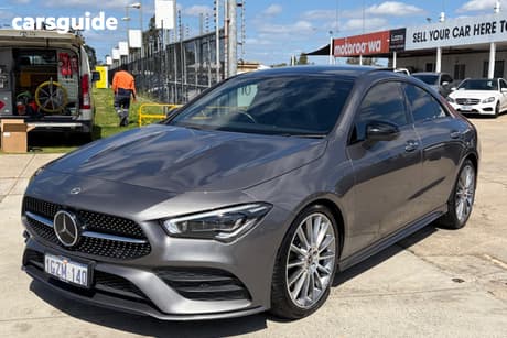 Grey 2020 Mercedes-Benz CLA250 Coupe 4Matic