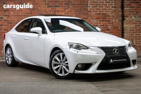 White 2013 Lexus IS250 Sedan Luxury