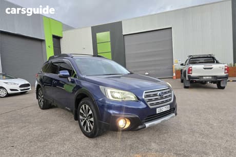 Blue 2017 Subaru Outback Wagon 2.5I Premium