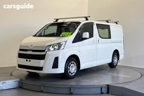 White 2024 Toyota HiAce Van Lwb