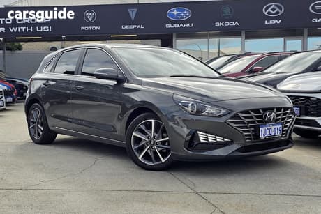 Grey 2023 Hyundai I30 Hatchback Elite