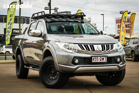 Grey 2016 Mitsubishi Triton Dual Cab Utility Gls (4X4)