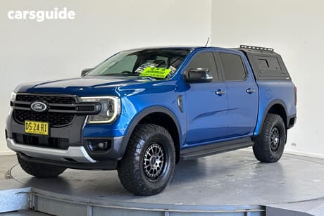 Blue 2022 Ford Ranger Double Cab Pick Up Sport 3.0 (4X4)