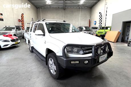 White 2017 Volkswagen Amarok Dual Cab Utility V6 Tdi 550 Sportline
