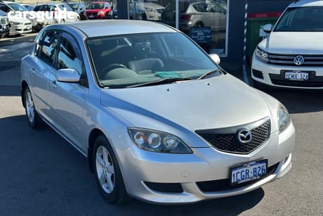 Silver 2004 Mazda 3 Hatchback Maxx