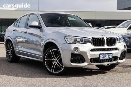 Silver 2018 BMW X4 Coupe Xdrive 20D