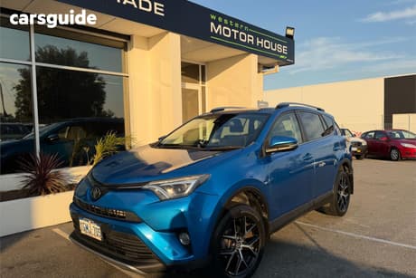Blue 2018 Toyota RAV4 Wagon Gxl (4X4)