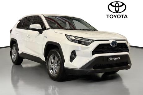White 2022 Toyota RAV4 Wagon Gx (Awd) Hybrid