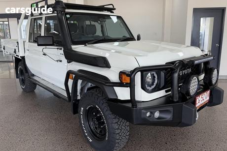 White 2024 Toyota Landcruiser Double Cab Chassis Lc79 Gxl