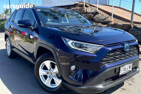 Blue 2020 Toyota RAV4 Wagon Gx (Awd) Hybrid