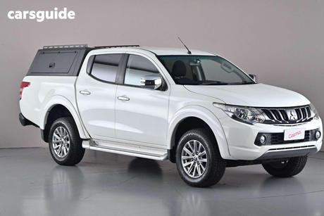 White 2016 Mitsubishi Triton Dual Cab Utility Gls (4X4)