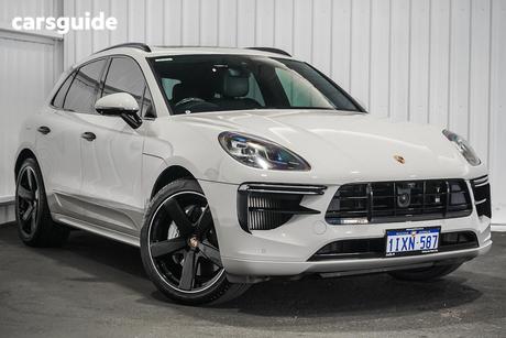 Grey 2020 Porsche Macan Wagon Turbo