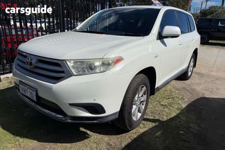 White 2010 Toyota Kluger Wagon Kx-R (Fwd) 7 Seat