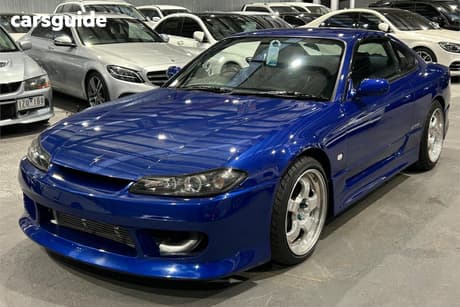 Blue 1999 Nissan Silvia Coupe Spec R