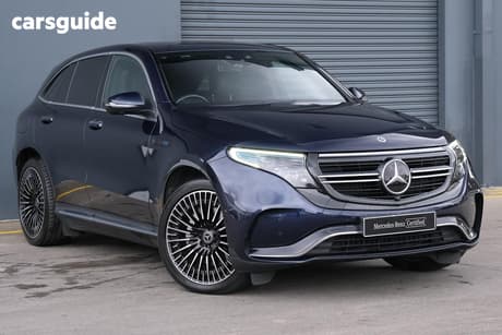 Blue 2021 Mercedes-Benz Eqc400 Wagon 4Matic Electric Art Line
