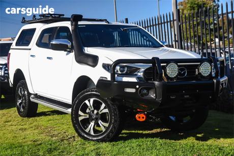 White 2021 Mazda BT-50 Dual Cab Pick-up Gt (4X4)