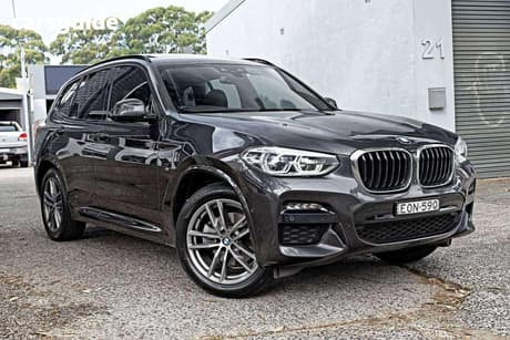 Grey 2021 BMW X3 Wagon Xdrive20D M Sport