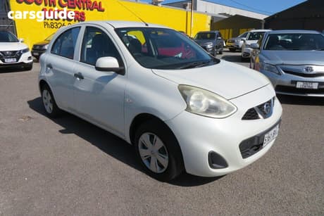 White 2015 Nissan Micra Hatch
