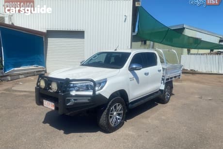 White 2017 Toyota Hilux Dual Cab Utility Sr5 (4X4)