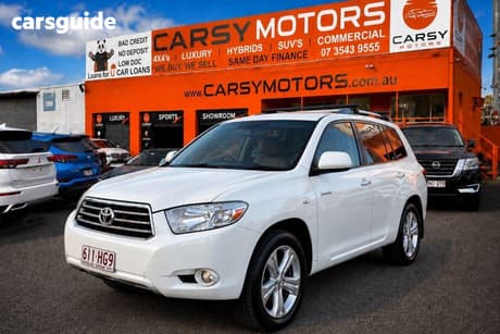 White 2010 Toyota Kluger Wagon Grande (4X4)
