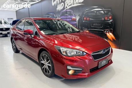 Red 2017 Subaru Impreza Sedan 2.0L (Awd)