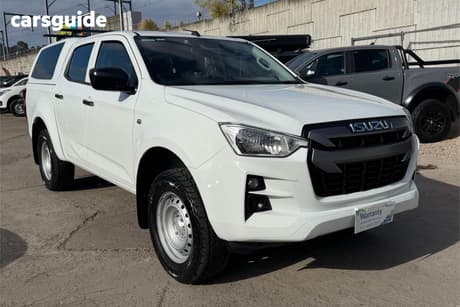 White 2022 Isuzu D-MAX Crew Cab Utility Sx (4X2) High-Ride