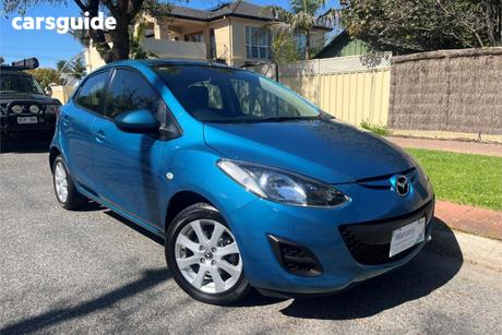 Blue 2014 Mazda 2 Hatchback Neo Sport