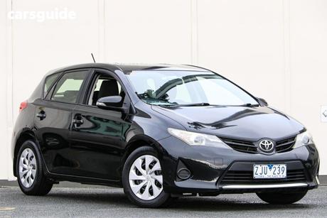 Black 2012 Toyota Corolla Hatchback Ascent