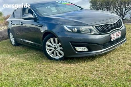 Grey 2015 Kia Optima Sedan Si