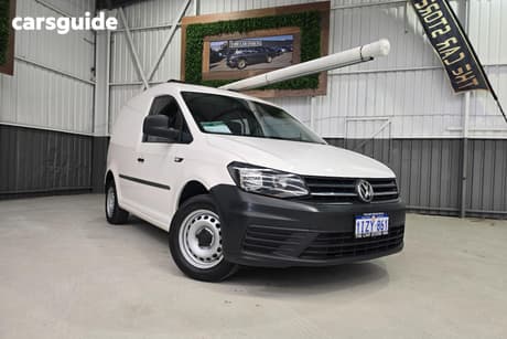White 2018 Volkswagen Caddy Commercial TSI160 RUNNER F
